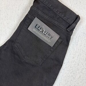 Marc Anthony Slim Straight Men Luxury Denim Black Jean NWT 29X30